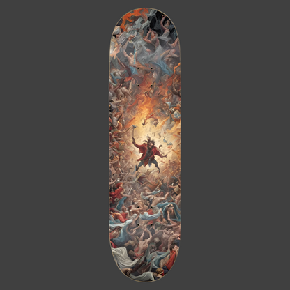 the odd love for politicians, the Politico Jesterphile Cruiser Skateboard Deck is crafted from 7 layers of high-quality Canadian Maple