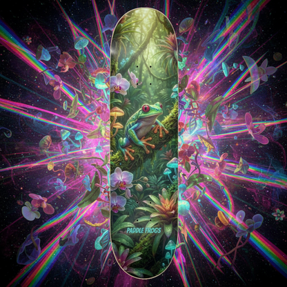 Magical Rainforest skateboard deck - psychedelic showcase